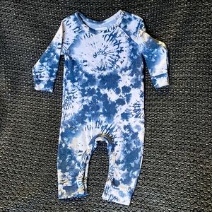 one piece, semi used, tie-dye romper.